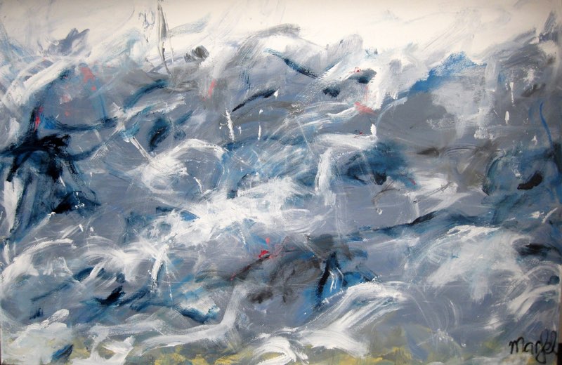 Woeste Zee 80x120