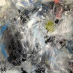 Vloedgolf, 90x70 cm